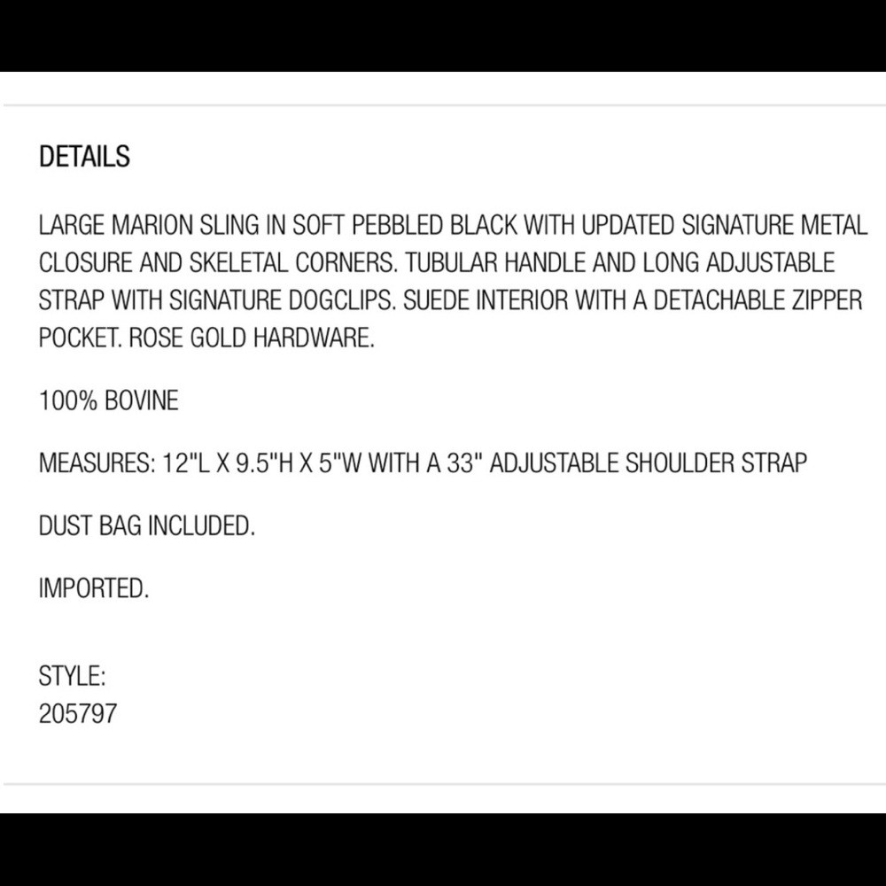 AW Marion (large) - Alexander Wang NWT - Picture 3 of 6